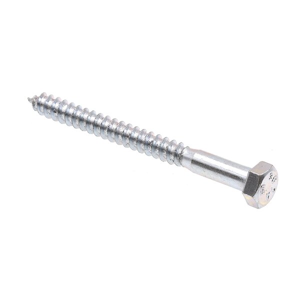 Prime-Line Hex Lag Screw 5/16in X 3-1/2in A307 Grade A Zinc Plated Steel 50PK 9055762 - main